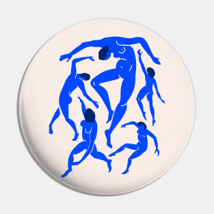 The Dance 3 | Henri Matisse - La Danse | Ultramarine Blue Pin