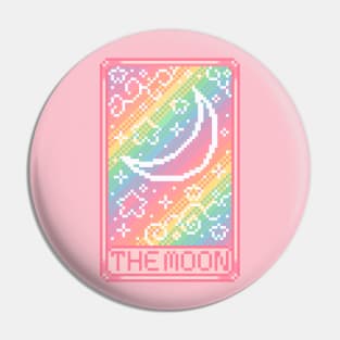 Tarot Card The Moon Pin