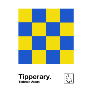 County Tipperary / Original Retro Style Minimalist Poster Design T-Shirt