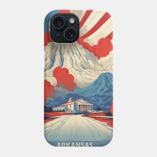 Arkansas United States of America Tourism Vintage Poster Phone Case