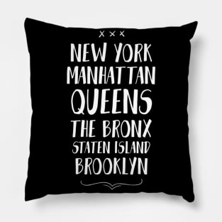 New York Gift NYC Manhattan Brooklyn Bridge USA Pillow