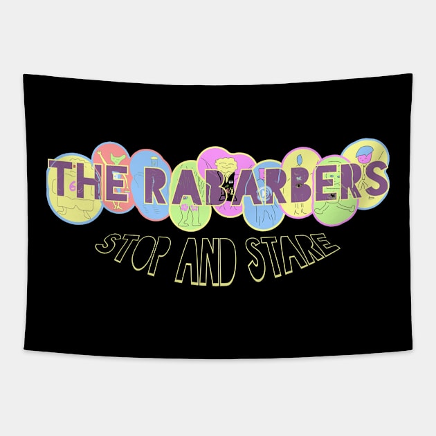 The Rabarbers: Stop and Stare Tapestry by Rabarbar