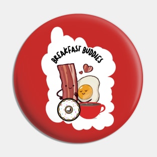 FUNNY Bacon And Eggs Besties Pin