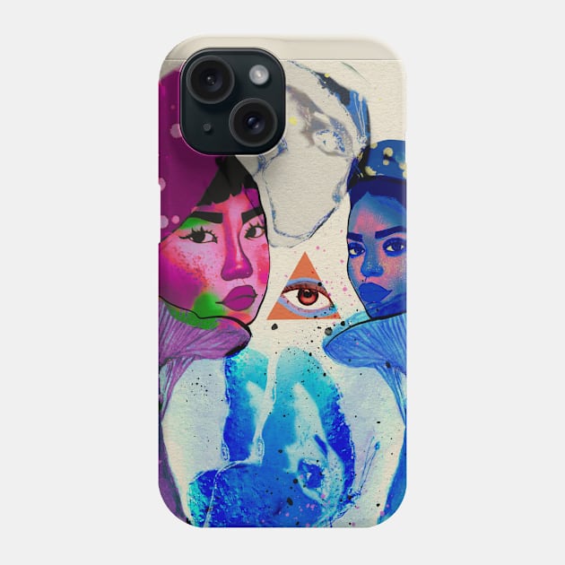 The Eyes Phone Case by Colormyline by Denis Senyol