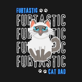 Ragdoll Cat Dad Cute Ragdoll Furtastic Cat Dad Cat Lover T-Shirt