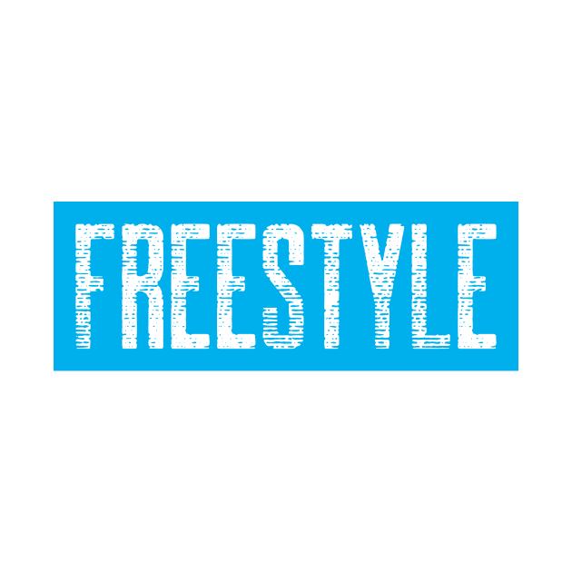 Freestyle, swimming design by H2Ovib3s