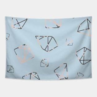 Abstract polygonal stones Tapestry