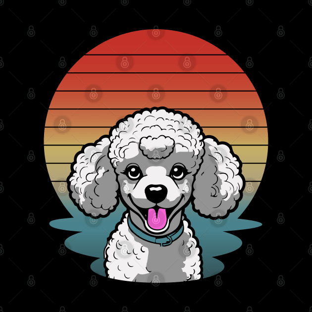 cute poodle dog enthusiasts breeds dog by greatnessprint
