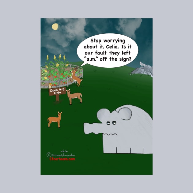 Deer Antics by Enormously Funny Cartoons