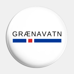 Grænavatn Iceland Pin