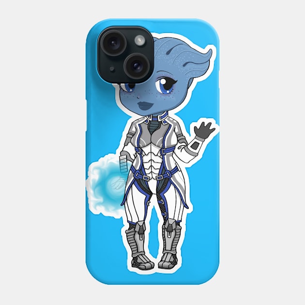 The Asari Phone Case by sushikittehh