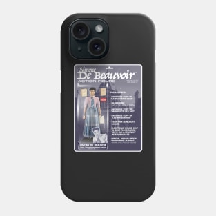 Simone De Beauvoir Action Figure Phone Case