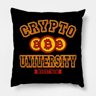 University of Crypto (red) Pillow