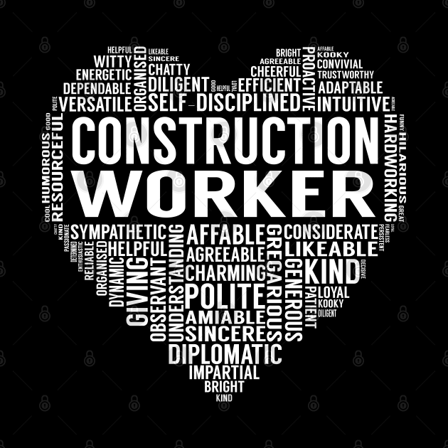 Construction Worker Heart by LotusTee