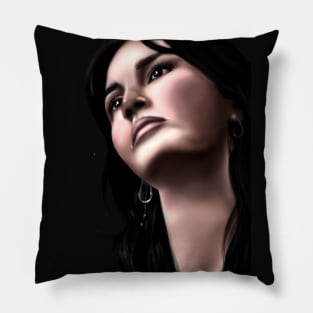 Alejandra Villarreal Portrait Pillow