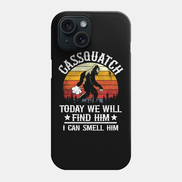 Funny Bigfoot Gassquatch Fart Sasquatch Vintage Phone Case by Kuehni