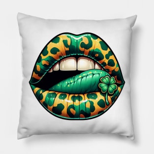 St Patrick Lips Pillow