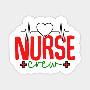 christmas nurse crew Magnet