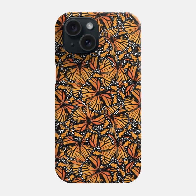 Monarch Butterfly Pattern Phone Case by Eclectic At Heart