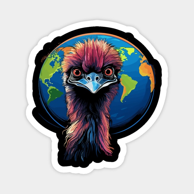 Emu Earth Day Magnet by JH Mart