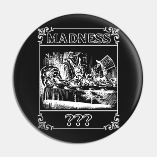 Mad Hatter Madness Tarot Card Pin