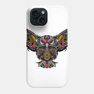 Owl with open wings and claws. Phone Case