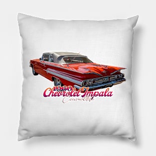 1960 Chevrolet Impala Convertible Pillow