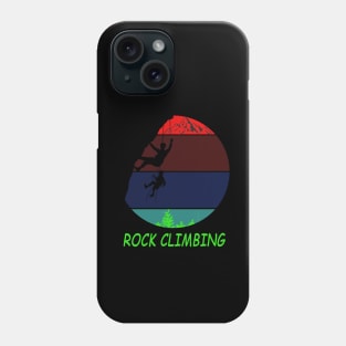 rock climbing Phone Case