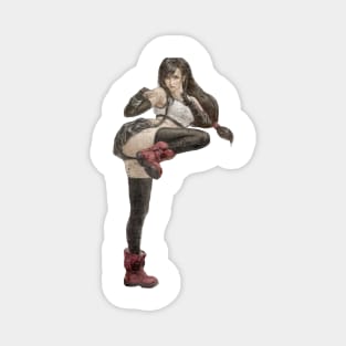 japanese Tifa Lockhart Magnet