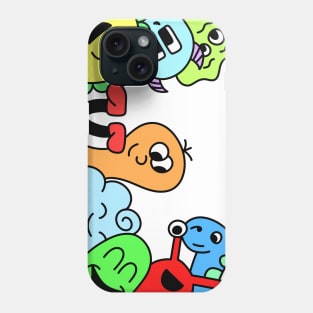 Peeking Monsters Phone Case