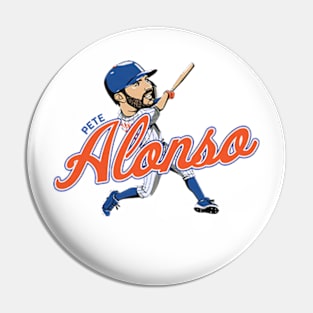 Pete Alonso Caricature Pin