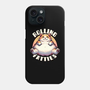 Rolling Fatties Plump Paws Paradise Majestic Fat Cat Poster Phone Case