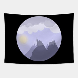 Snowwy Mountain Tapestry