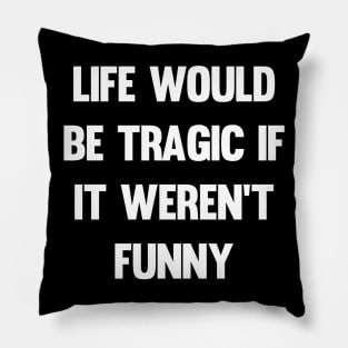 Stephen Hawking Quote Pillow