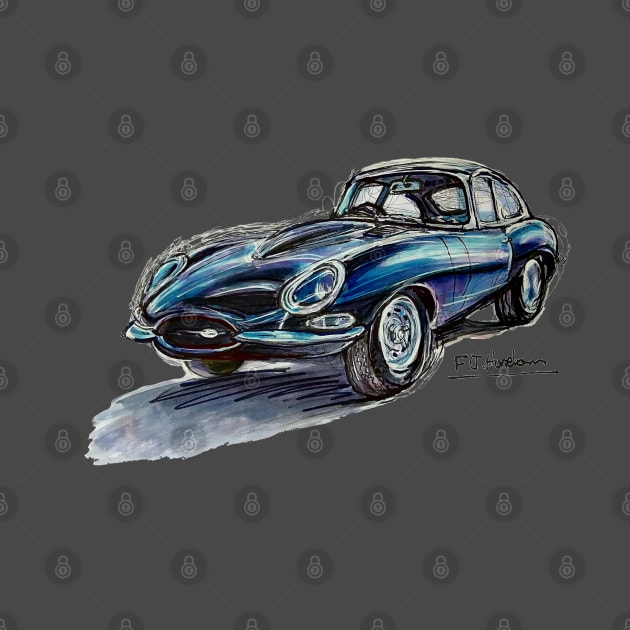 Jaguar E Type Coupe by Francohanekom