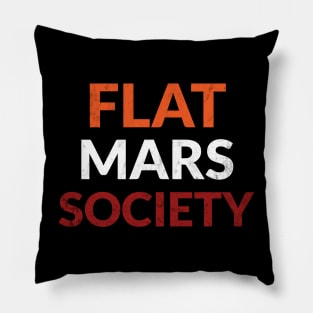 Flat Mars Society Pillow