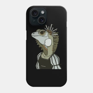 Empress Iguana Phone Case