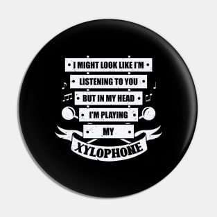 Funny Xylophone Player Gift Pin