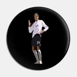 England_s Peter Crouch Robot Pin