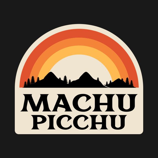 Machu Picchu Retro by Insert Place Here