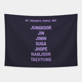 My favorite people are bts Tapestry