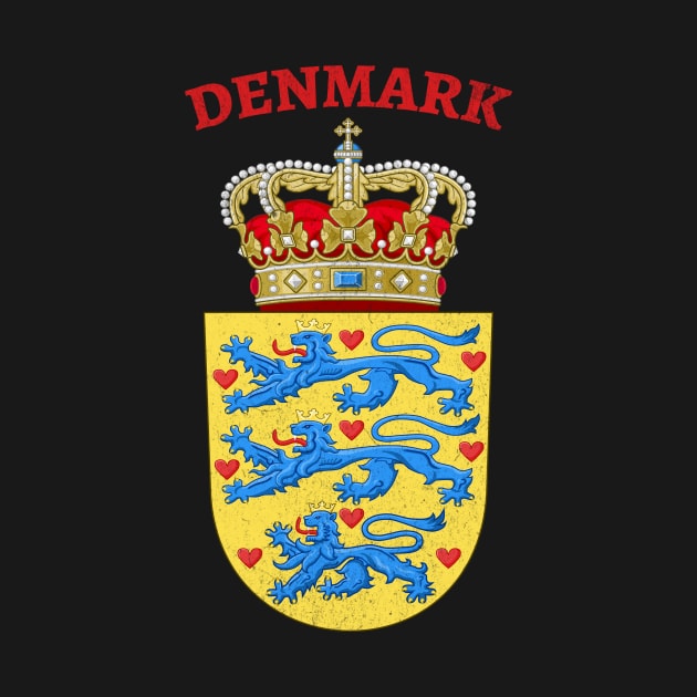 Danish Coat of Arms by SunburstGeo