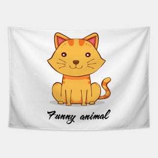 Cute cat lover Tapestry