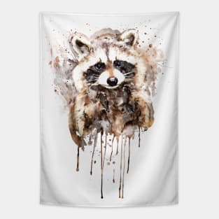 Begging Raccoon Tapestry