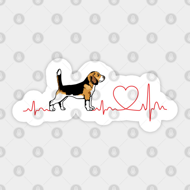 Beagle Love Beagle Sticker Teepublic