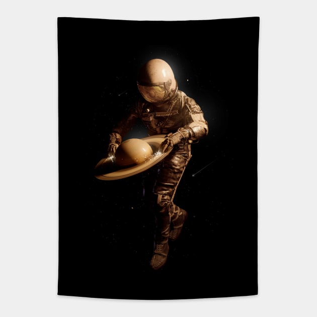 Saturntable Tapestry by nicebleed