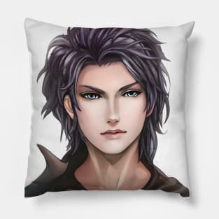 Brown Hair Anime Boy Pillow