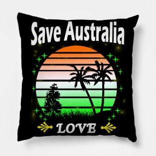 Save Australia T-shirt Pillow