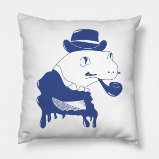 Blue Fancy Frog with Pipe Pillow