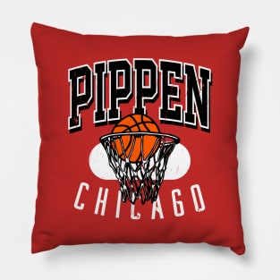 Vintage 90's Basketball Chicago Pillow